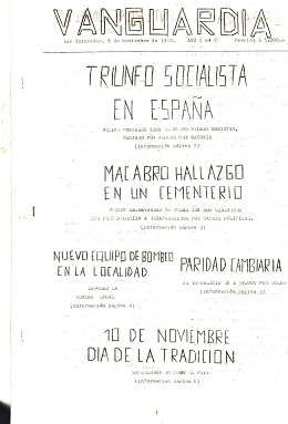 Vanguardia N° 2 – tapa