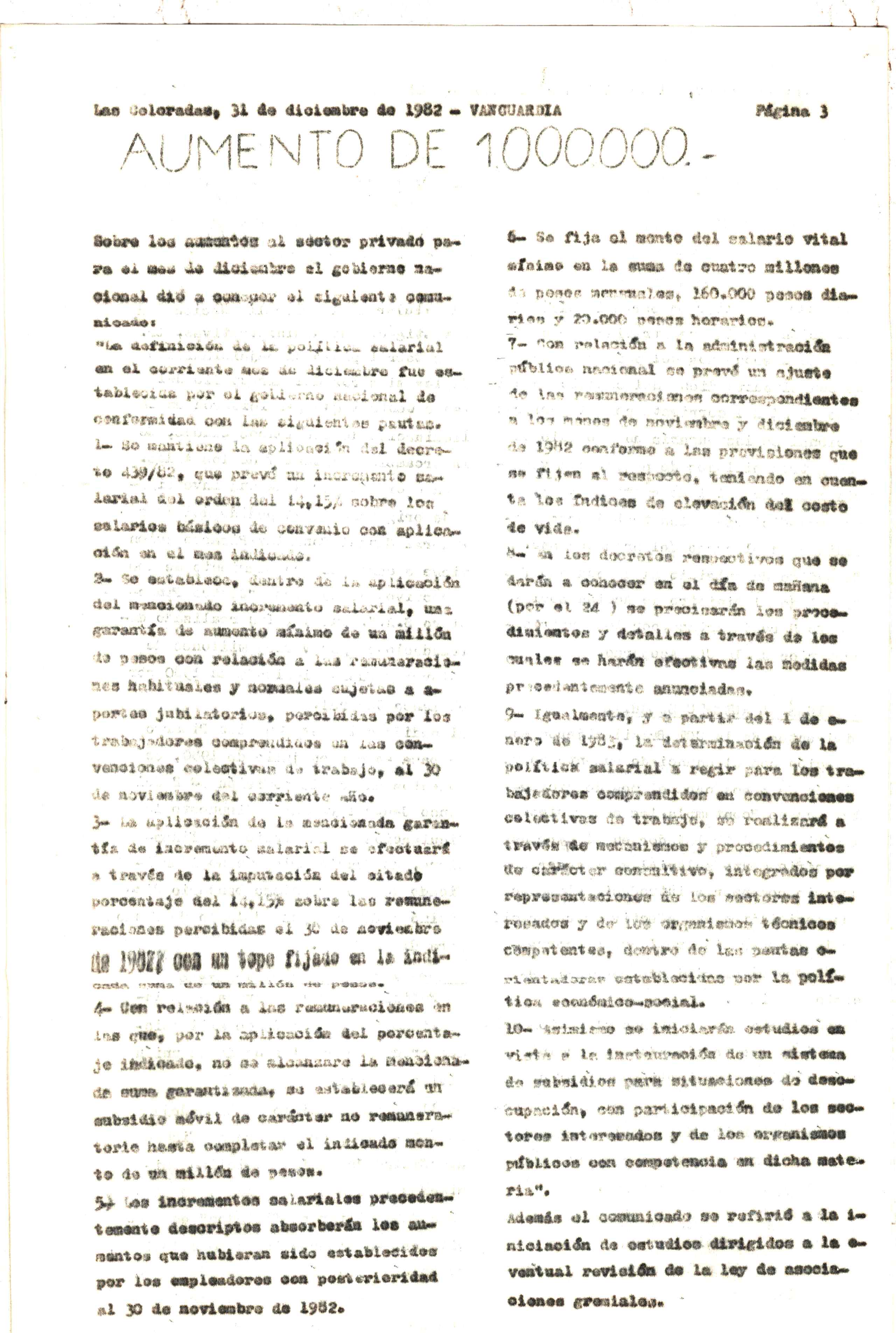 Vanguardia N° 6 – página 3