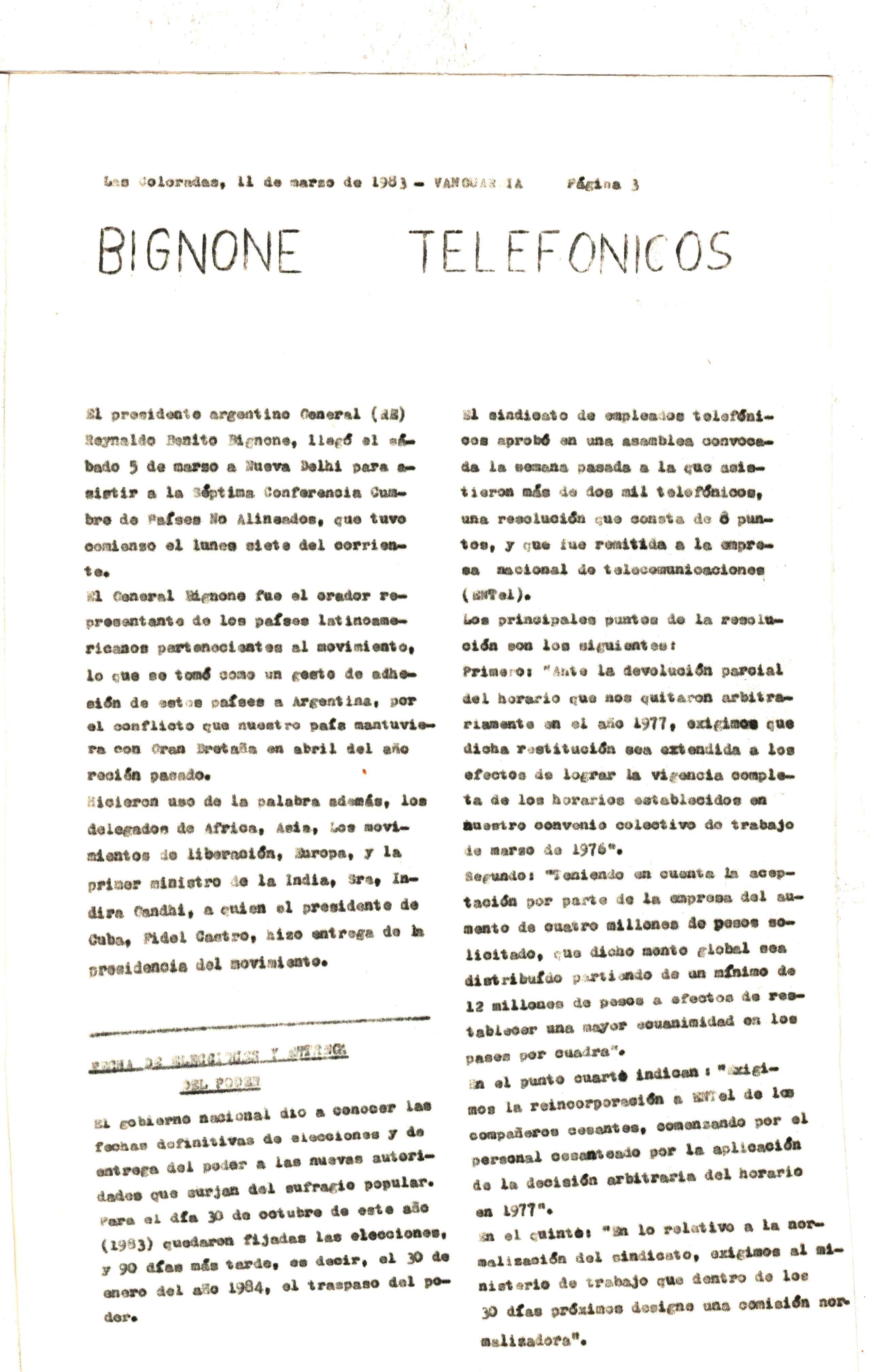 Vanguardia N° 9 – página 3