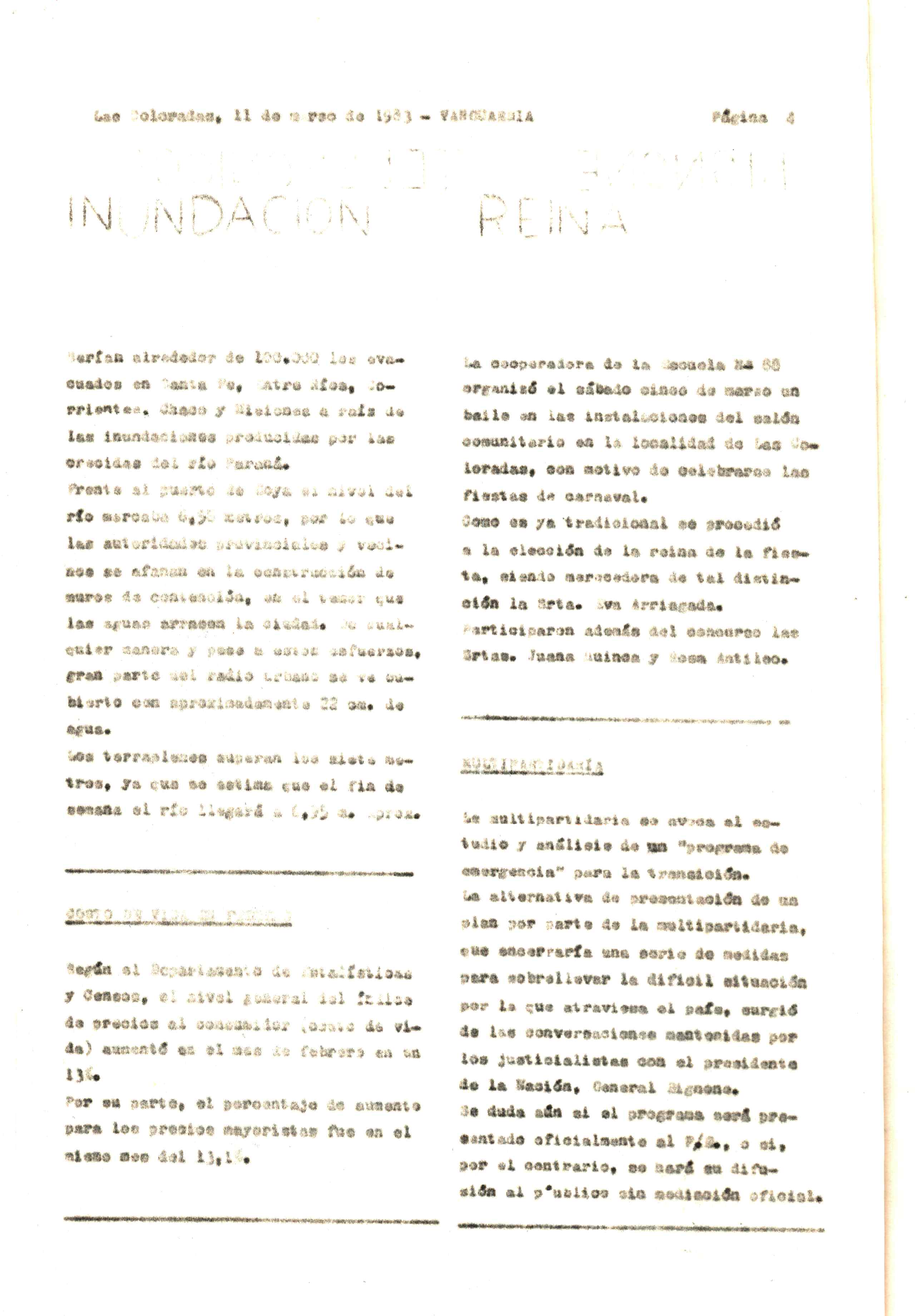 Vanguardia N° 9 – página 4