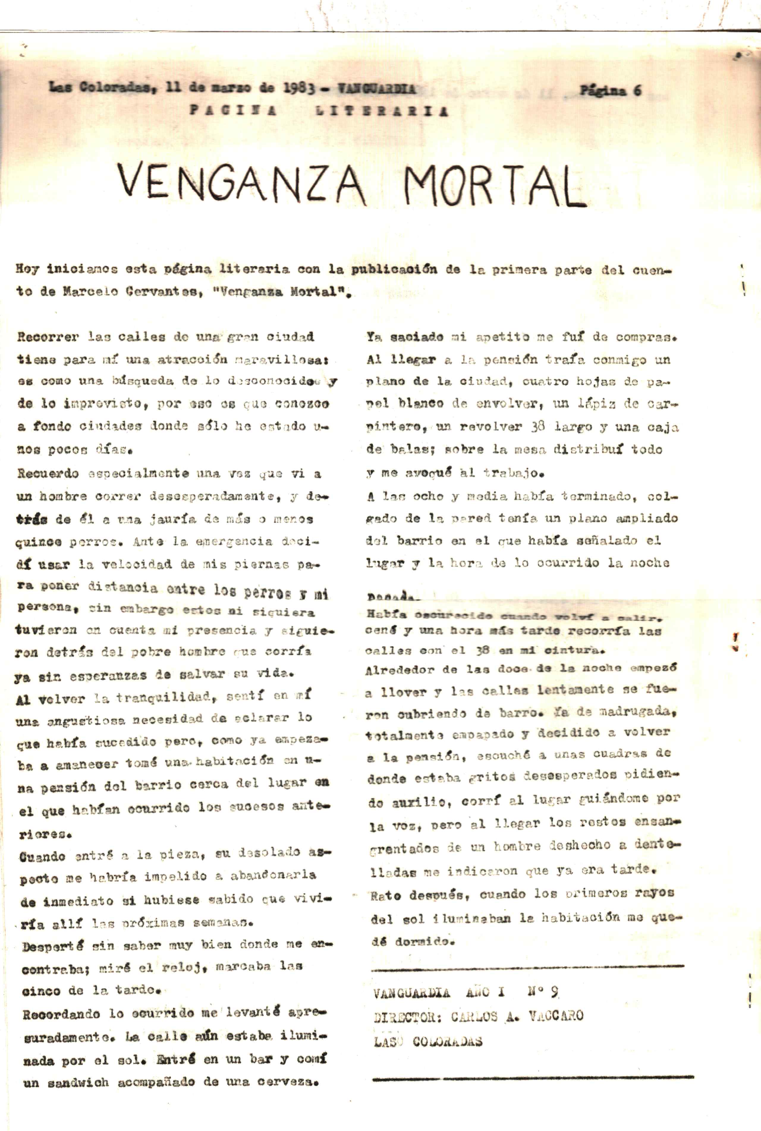 Vanguardia N° 9 – página 6